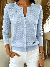 Tilde | Cardigan de Tranças com Botão