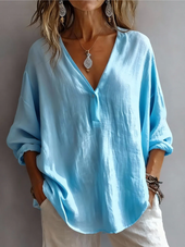 Clarinda | Blusa Fluida com Decote em V