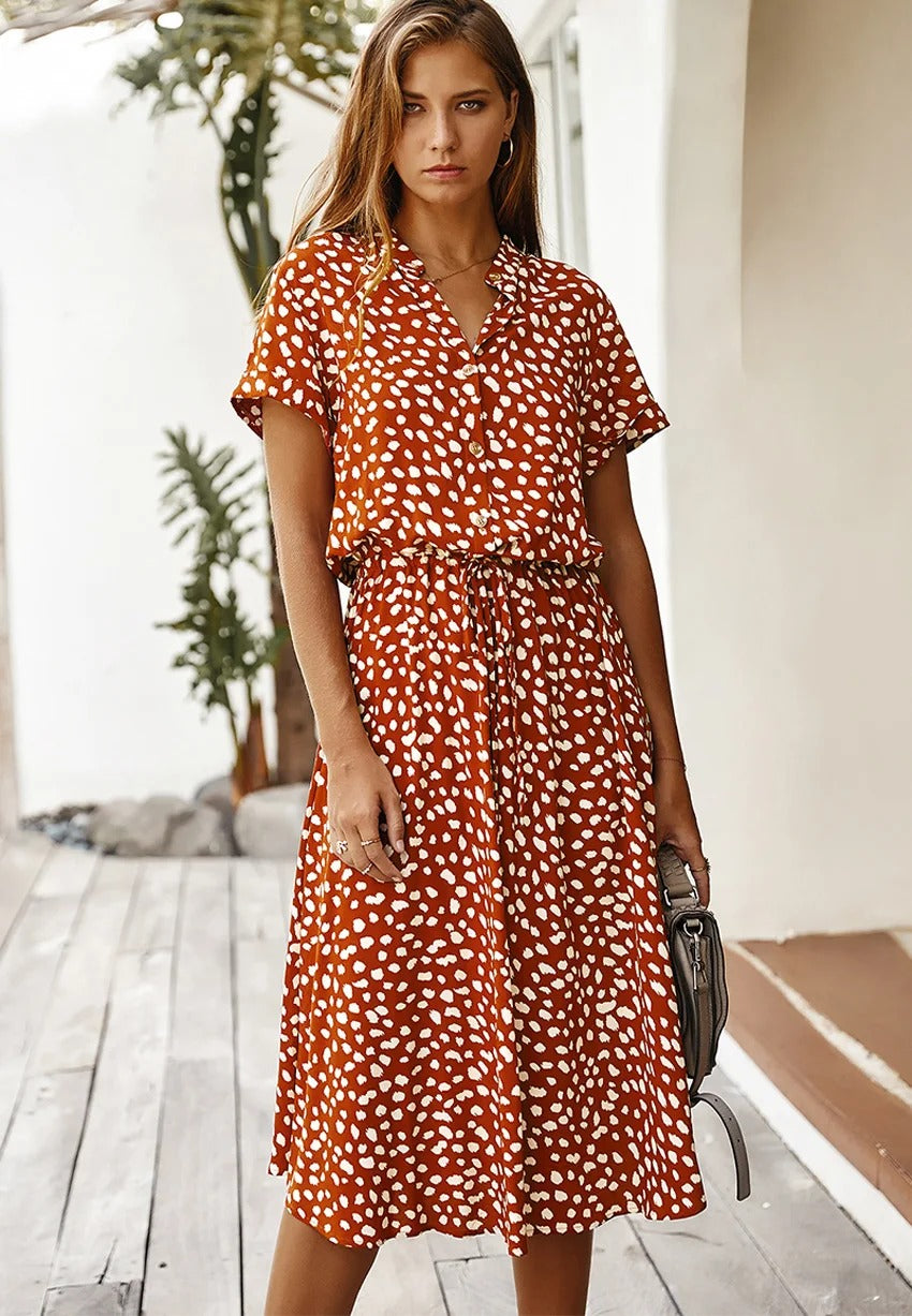Lesley - Vestido Prático e Confortável