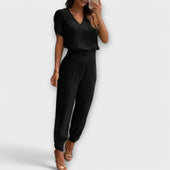 Irmelinda - Conjunto elegante camisola e calças