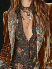 Marta | Blazer Vintage Patchwork Floral
