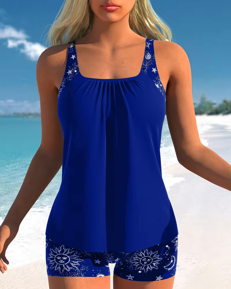 Salomé - Tankini com impressão solar