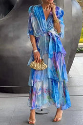 Carla – Vestido elegante em chiffon