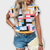 Mónica - Blusa de manga curta