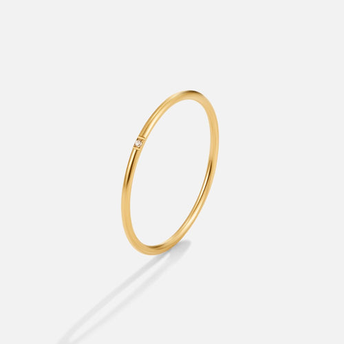 Anel Eula com Detalhe Dourado e Detalhes Brilhantes