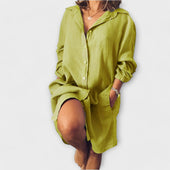 Clara - Blusa casual de linho