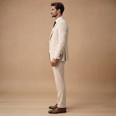 Antonío | Moška tridelna obleka slim fit za poroke