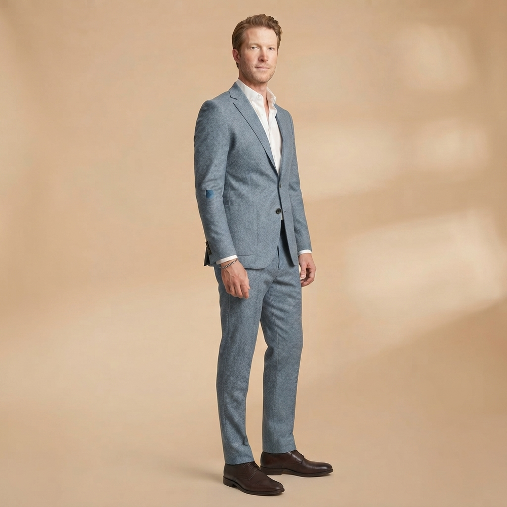 Henrique | Moška dvodelna obleka, elegantni prilegajoč kroj