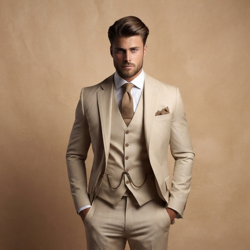 Rodrigo | Moška tridelna obleka za poroke, elegantna