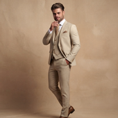Rodrigo | Moška tridelna obleka za poroke, elegantna