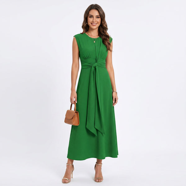 Emília – Elegantna maxi obleka brez rokavov
