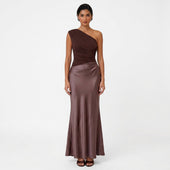 Marília – Vestido Plissado Elegante