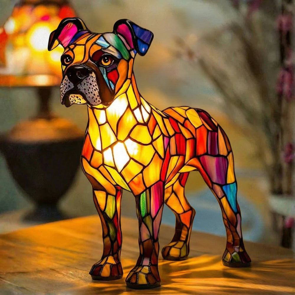 Nuno | Candeeiro Boxer em Vitral