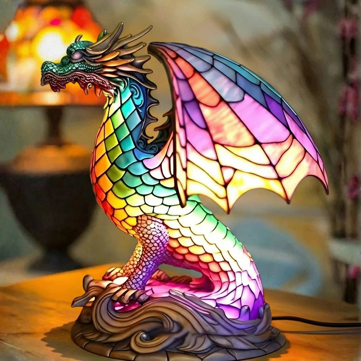Sebastião | Candeeiro Dragão em Vitral