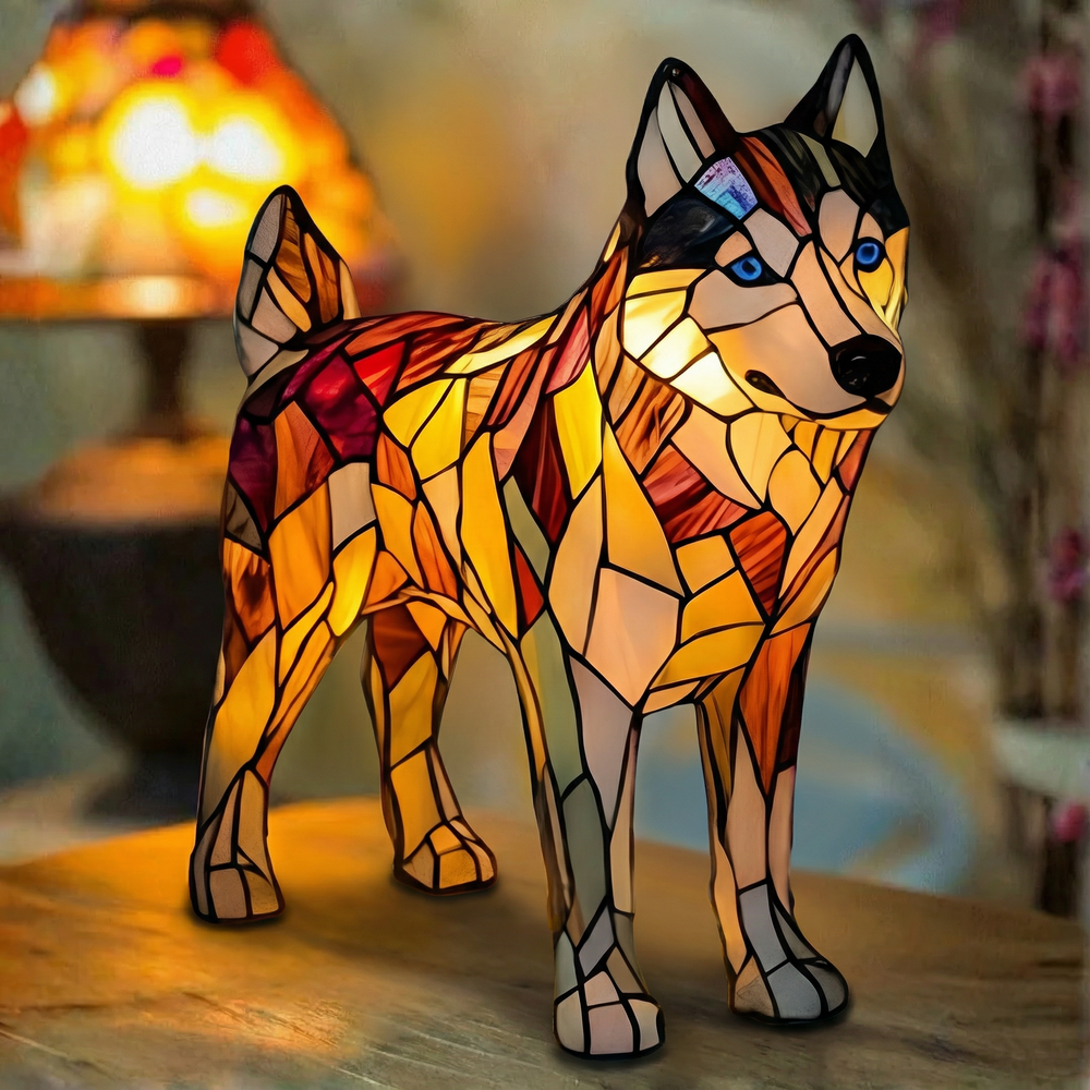 Tiago | Candeeiro Husky em Vitral