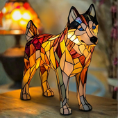 Tiago | Candeeiro Husky em Vitral