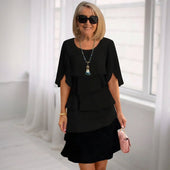 Patricia - Vestido Elegante de Conforto com Rendas