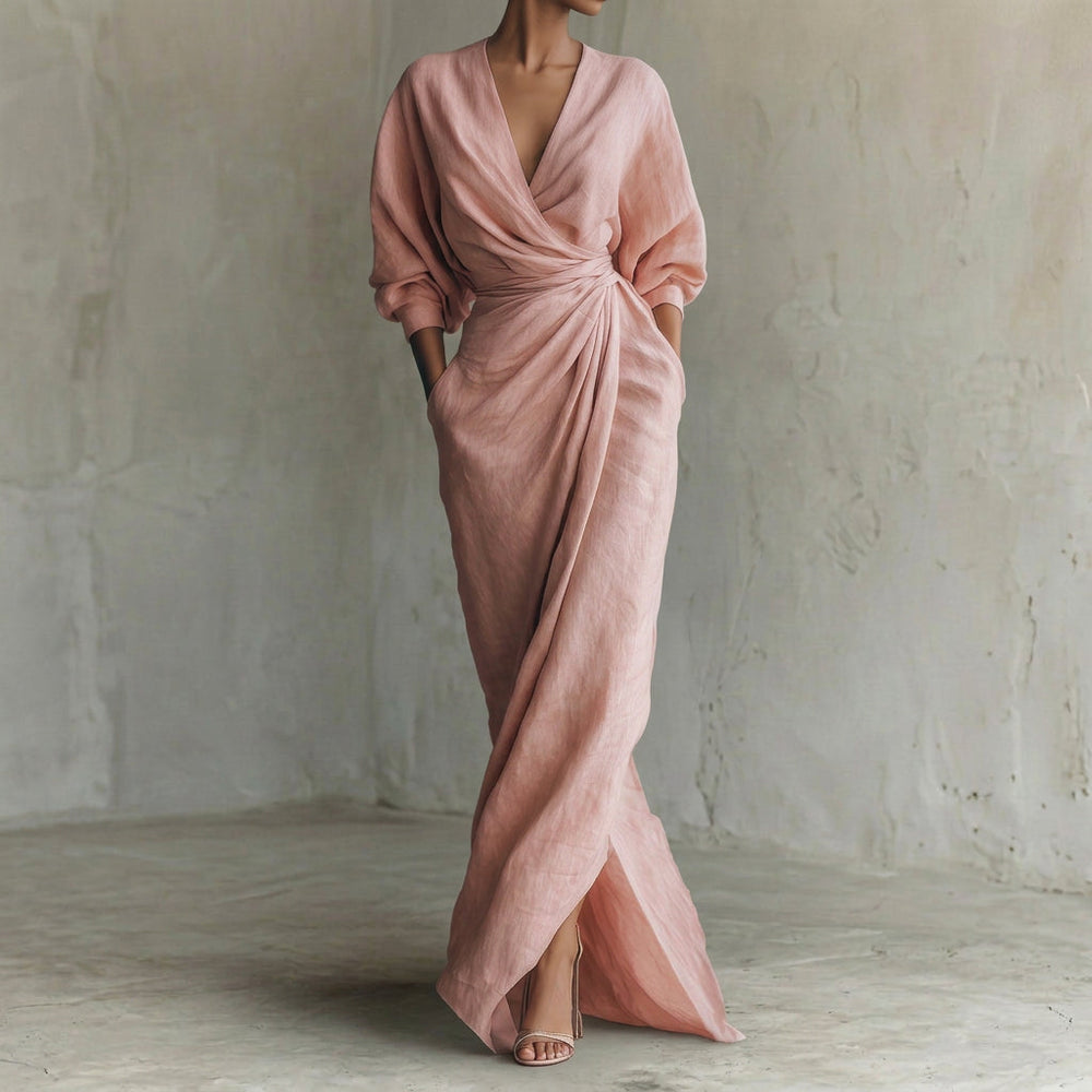 Anita - Vestido maxi minimalista
