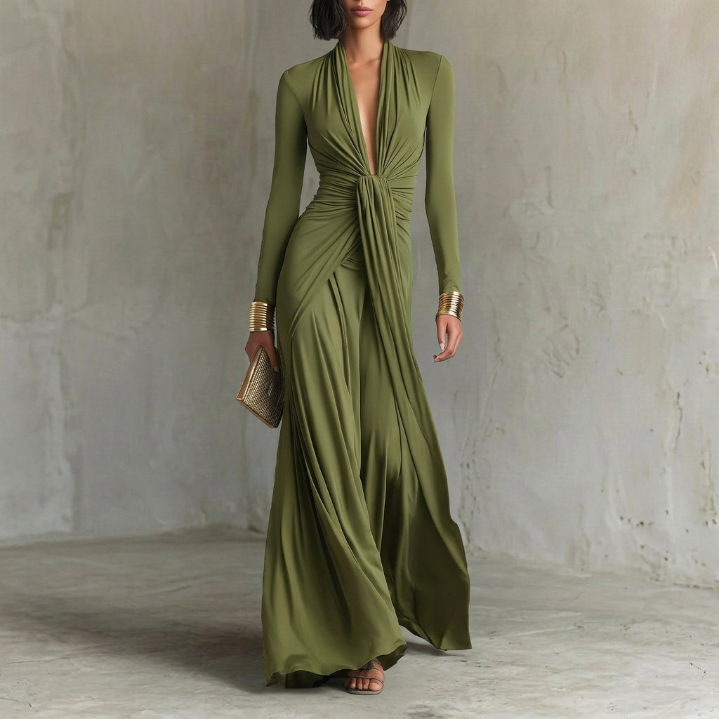 Ariana - Vestido maxi glamoroso