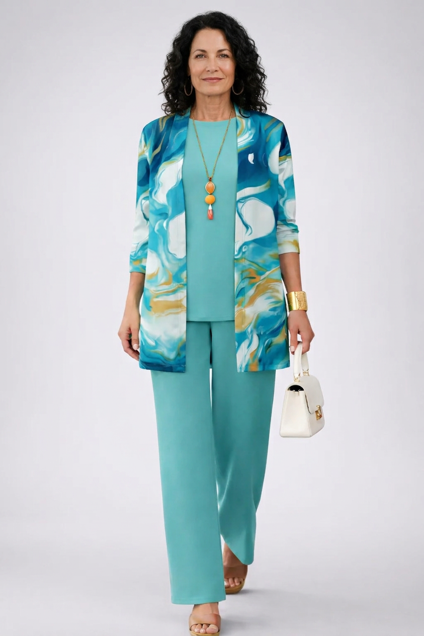 Gabriela | Conjunto Elegante de Três Peças