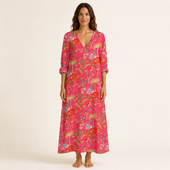 Ángela – Dolga boho obleka