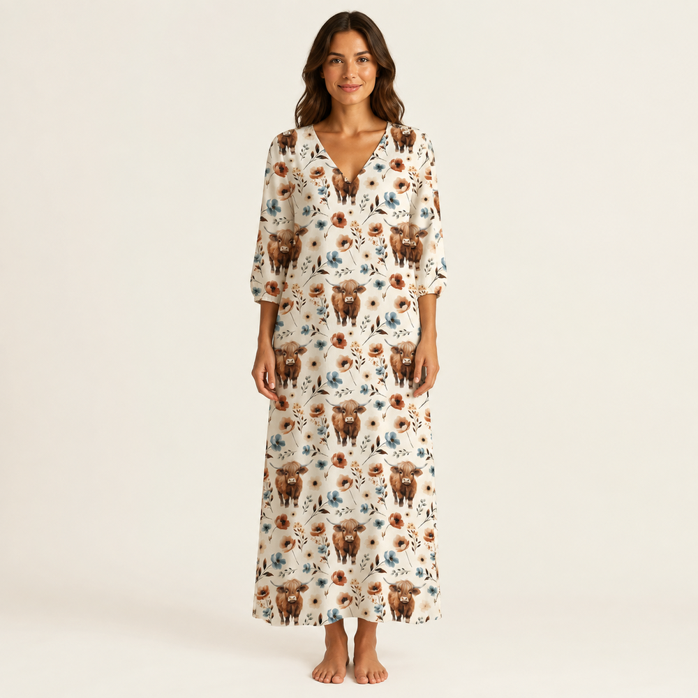 Estela – Dolga boho obleka