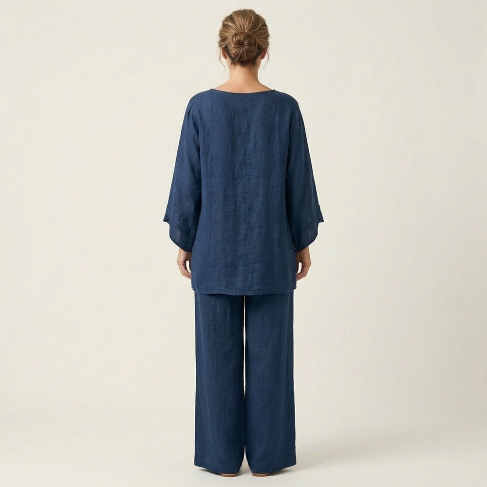 Marta | Conjunto Boémio de Top e Calça Larga