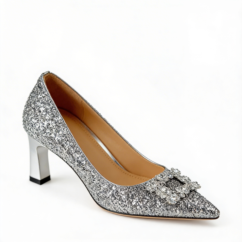 Madalena - Sapatos ortopédicos com glitter