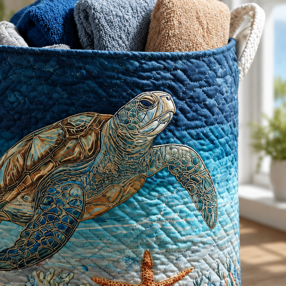Ambiente Marítimo | Cesto de Roupa Feito à Mão