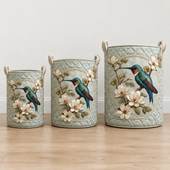 Colibri | Cesto de Roupa Feito à Mão