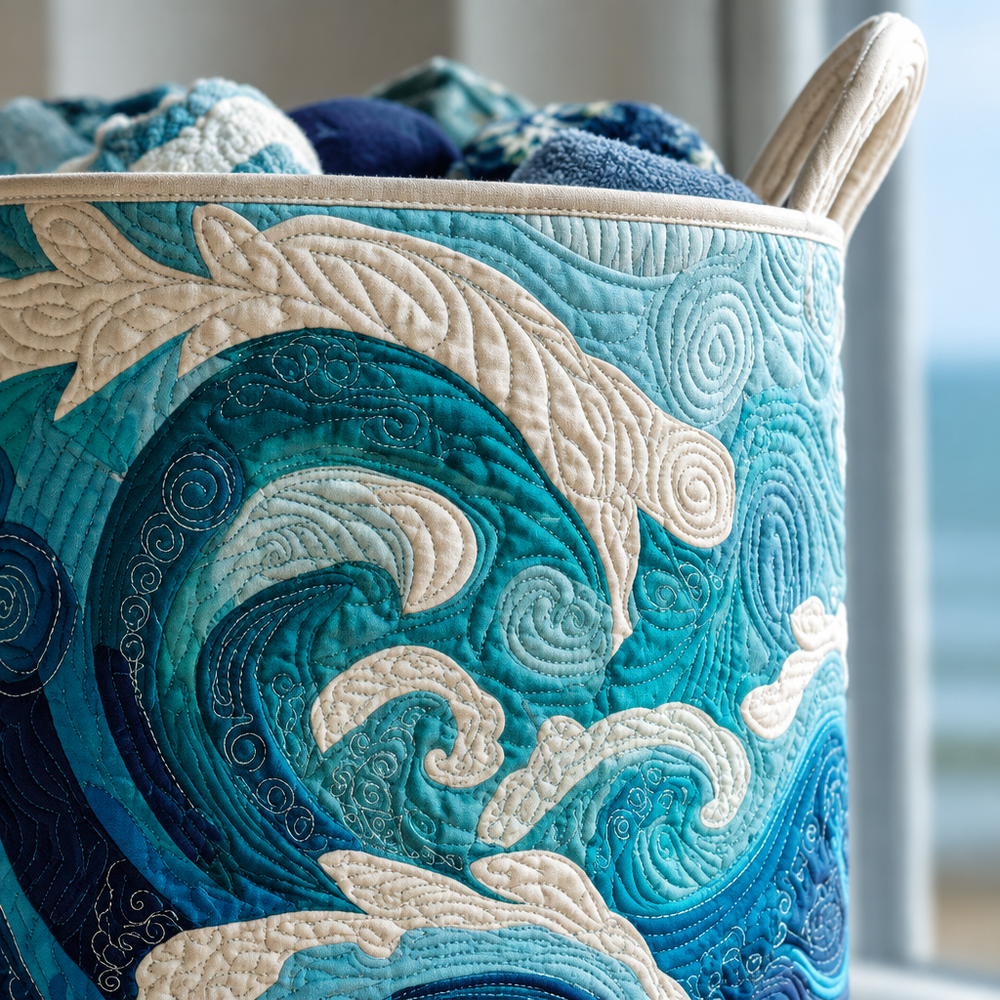 Espuma do Mar | Cesto de Roupa Feito à Mão