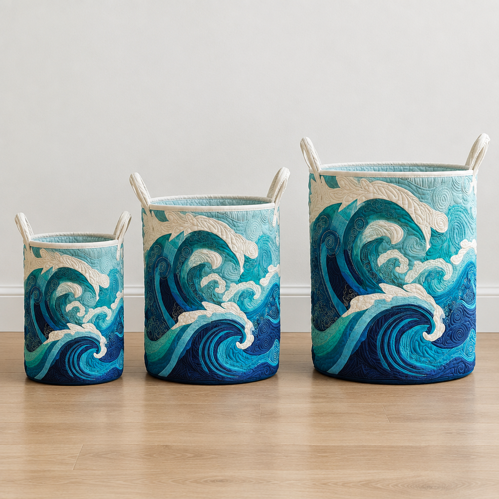 Espuma do Mar | Cesto de Roupa Feito à Mão