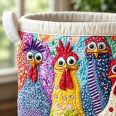Galinha | Cesto de Roupa Feito à Mão