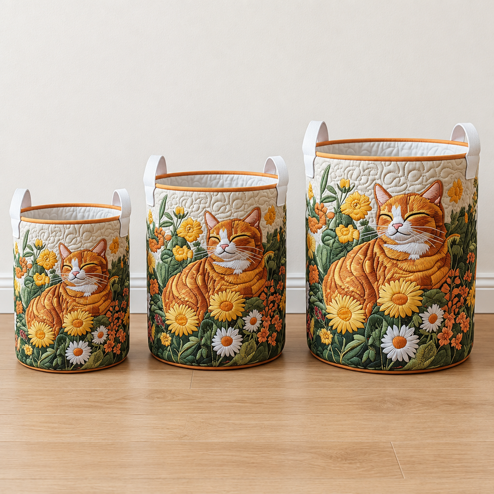 Gato da Floresta | Cesto de Roupa Feito à Mão