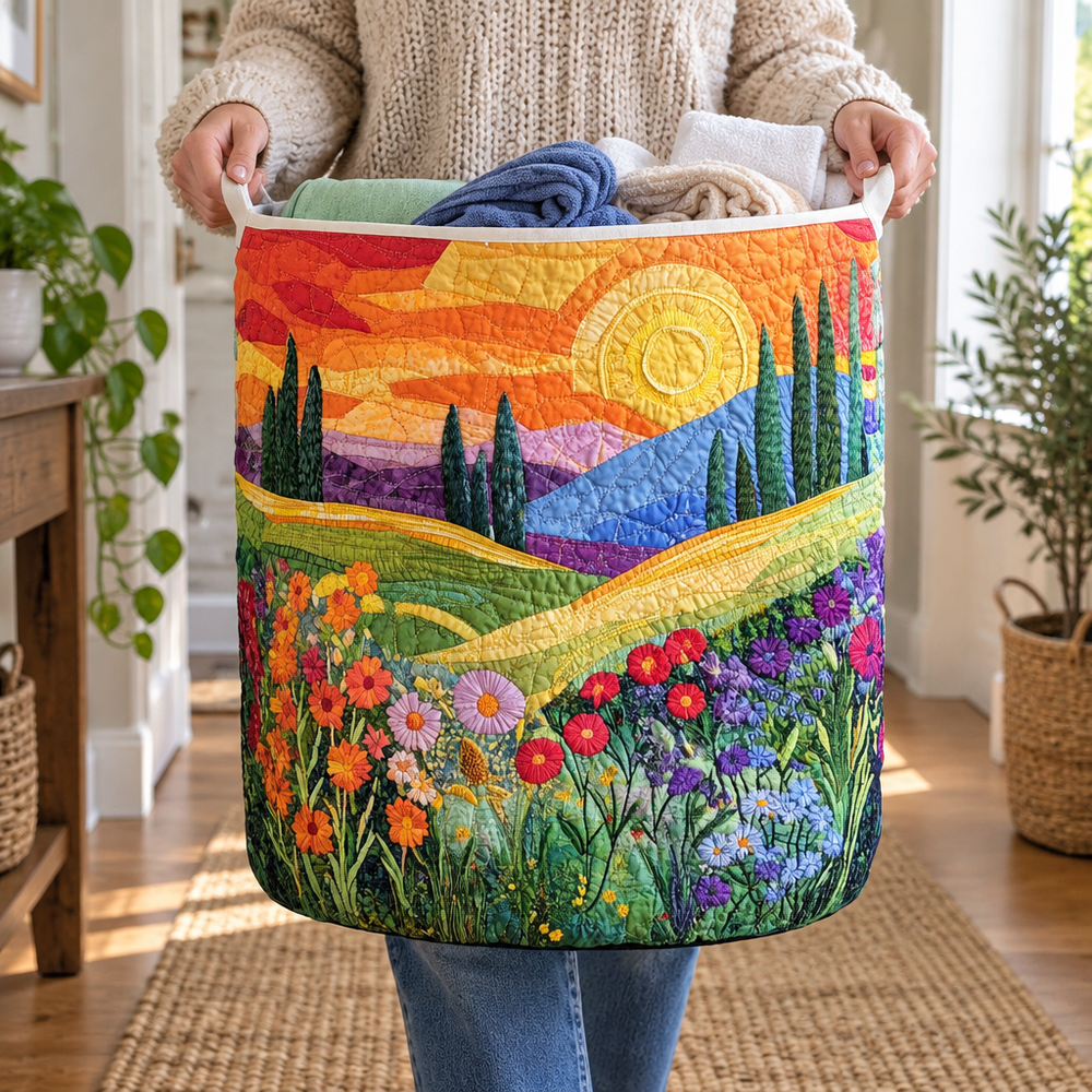 Prado Luminoso | Cesto de Roupa Feito à Mão