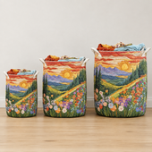 Vale das Flores | Cesto de Roupa Feito à Mão