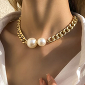 Elegante Doppelte Perlenkette
