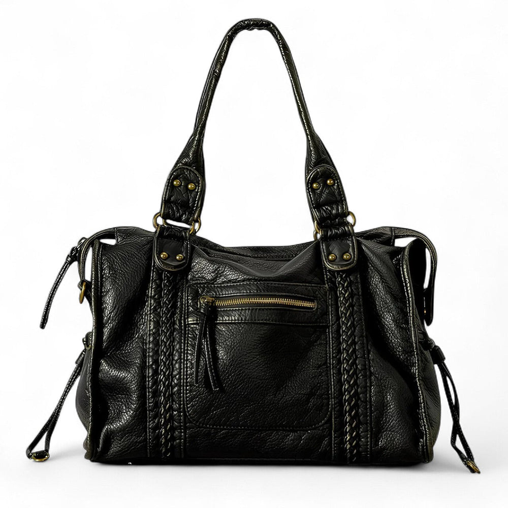 Pevná hladká crossbody kabelka