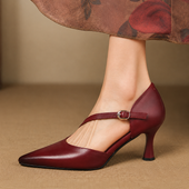 Micaela | Sapatos de Salto Elegantes com Tiras Cruzadas