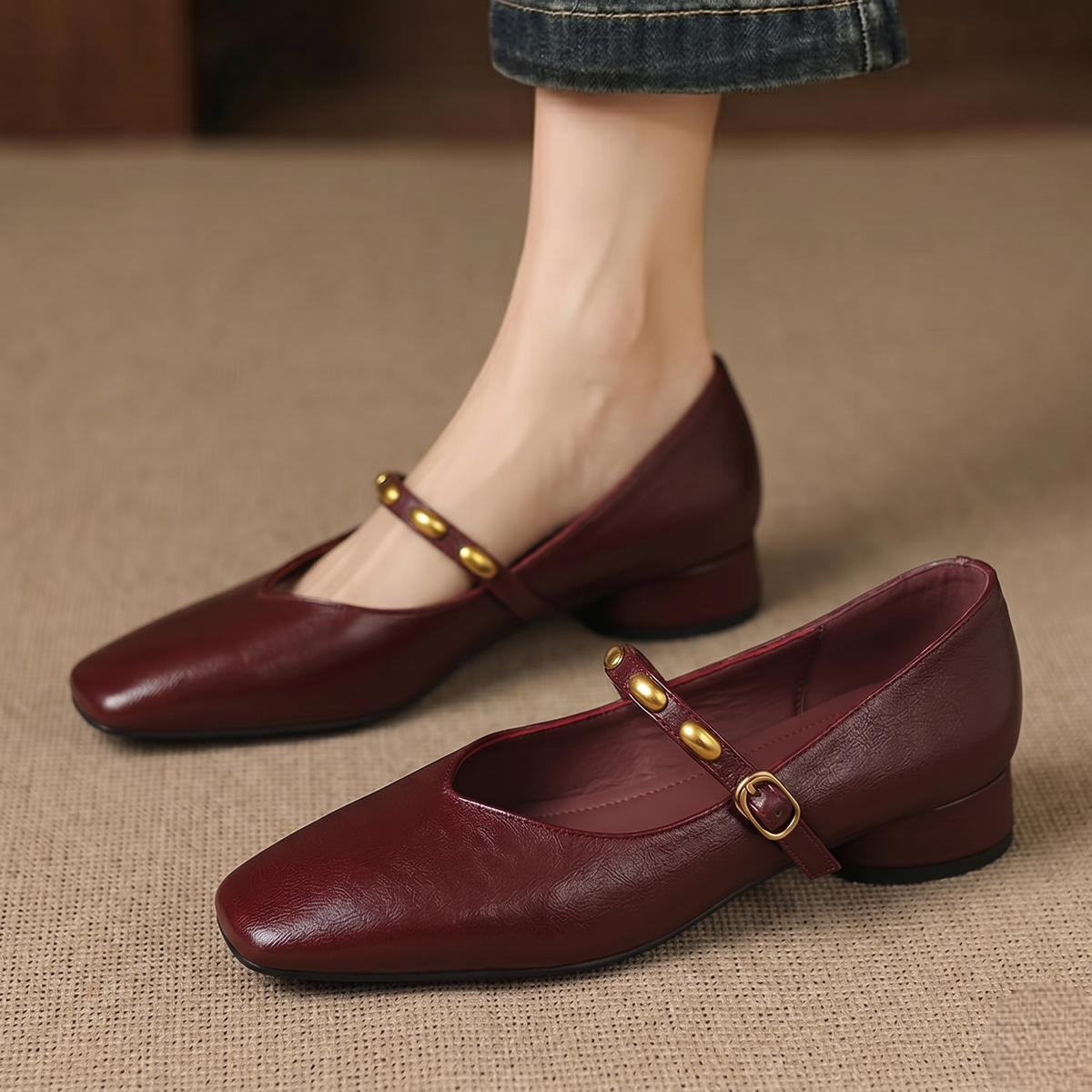 Rosário | Mary Jane Vintage com Fivela