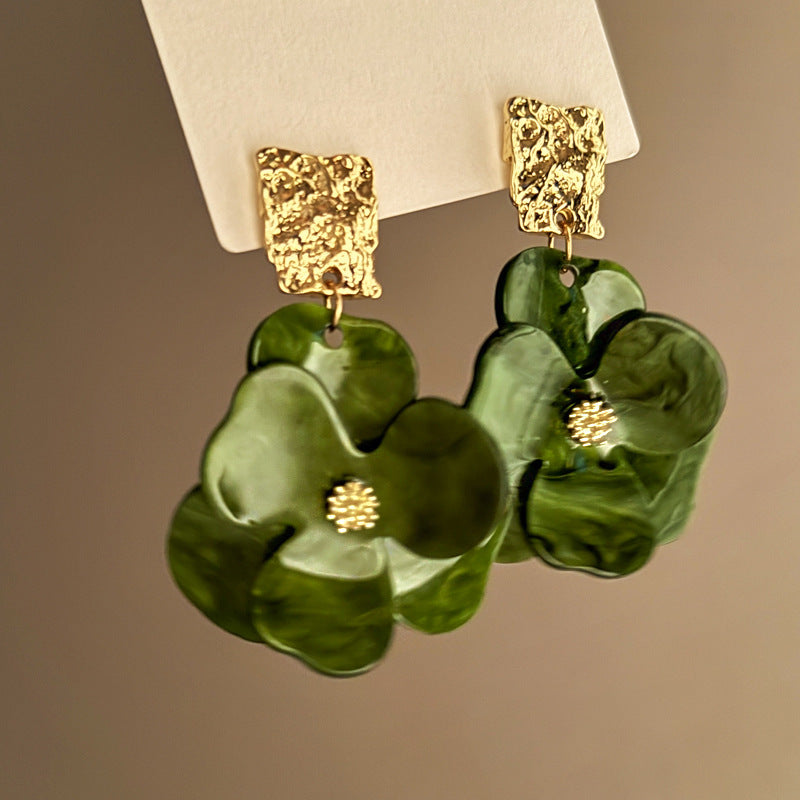 Bunte Blumen-Boho-Ohrringe