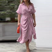 Patrícia | Vestido Camiseiro Elegante com Cinto