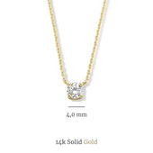 Moissanit-Stein Cléa-Set | Gold