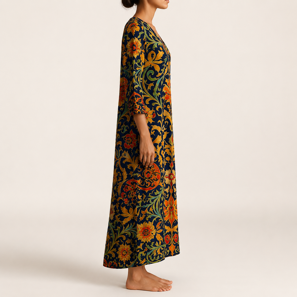 Sofía – Dolga boho obleka