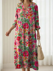 Raquel – Dolga boho obleka