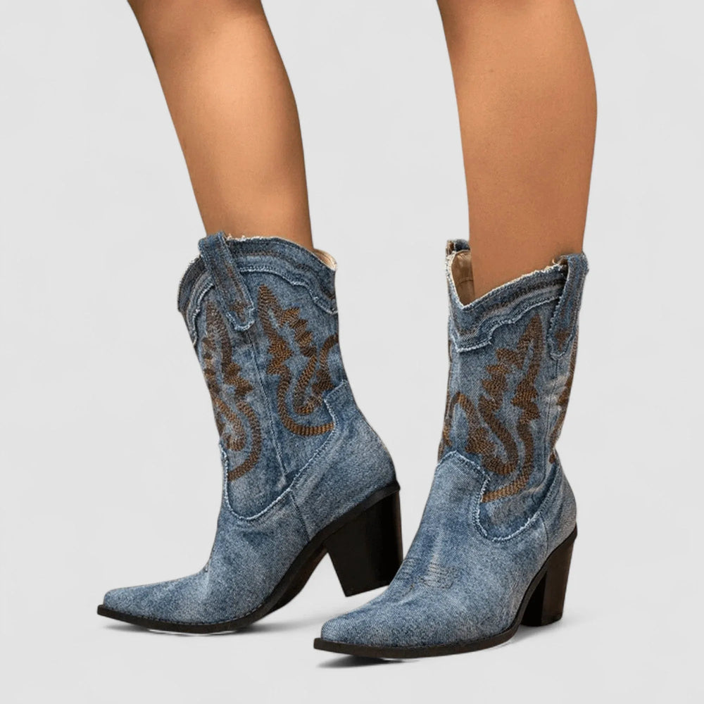 Selena – Ortopedski denim gležnjarji