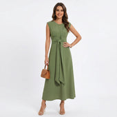 Emília – Elegantna maxi obleka brez rokavov