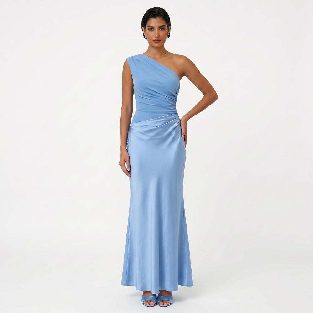 Marília – Vestido Plissado Elegante