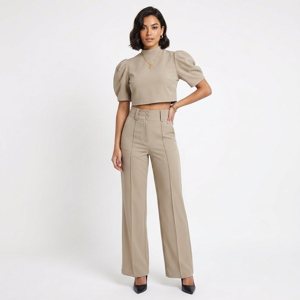 Cristina - Conjunto Elegante de Duas Peças