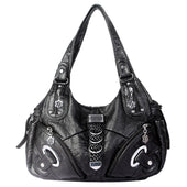 Klasická hladká crossbody kabelka